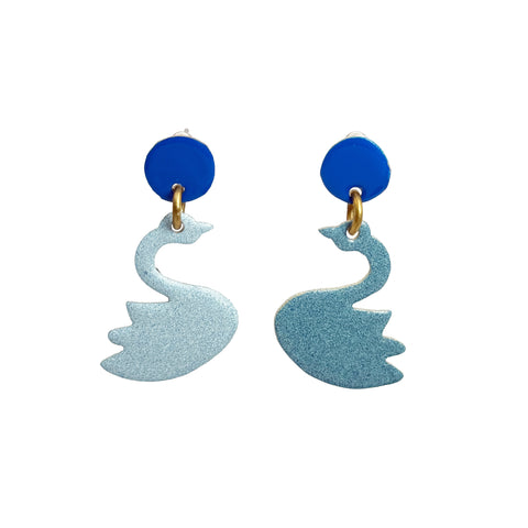 Swan Earrings
