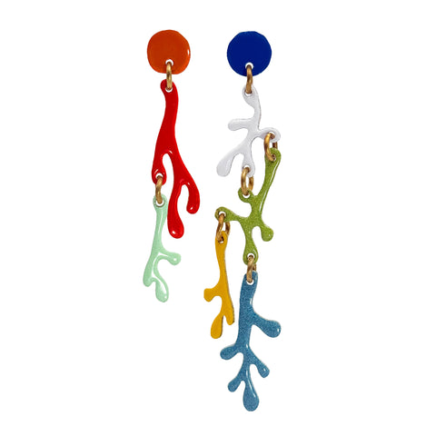 Rainbow Reef Earrings LG